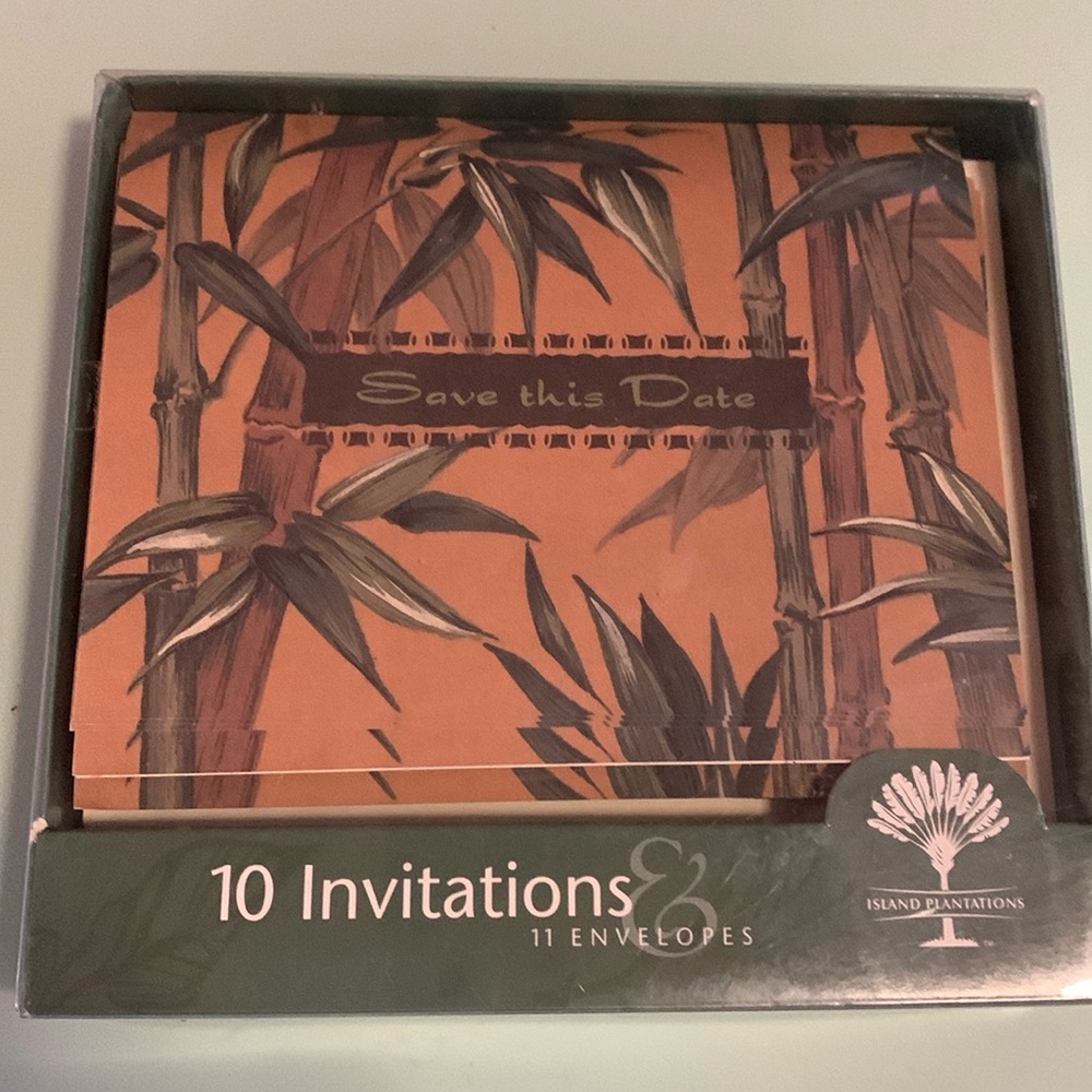 Vintage Island Plantation Invitations